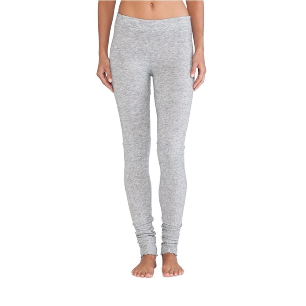 Free People Gray Knit Leggings